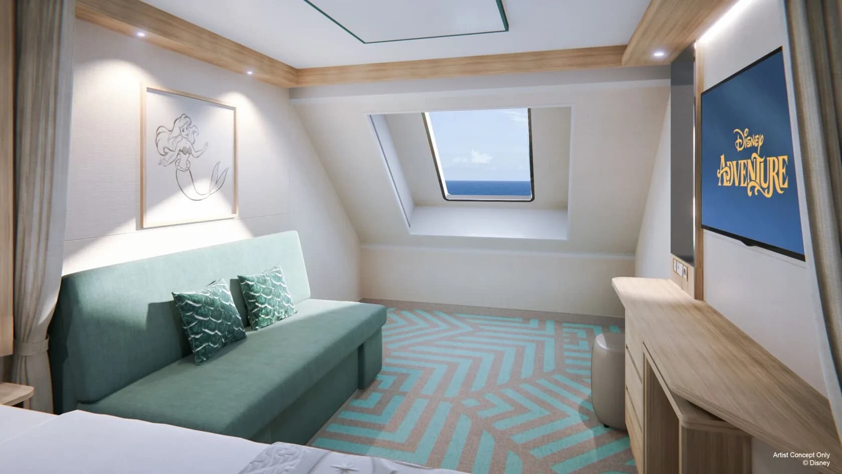 Kabin Oceanview Disney Adventure 4