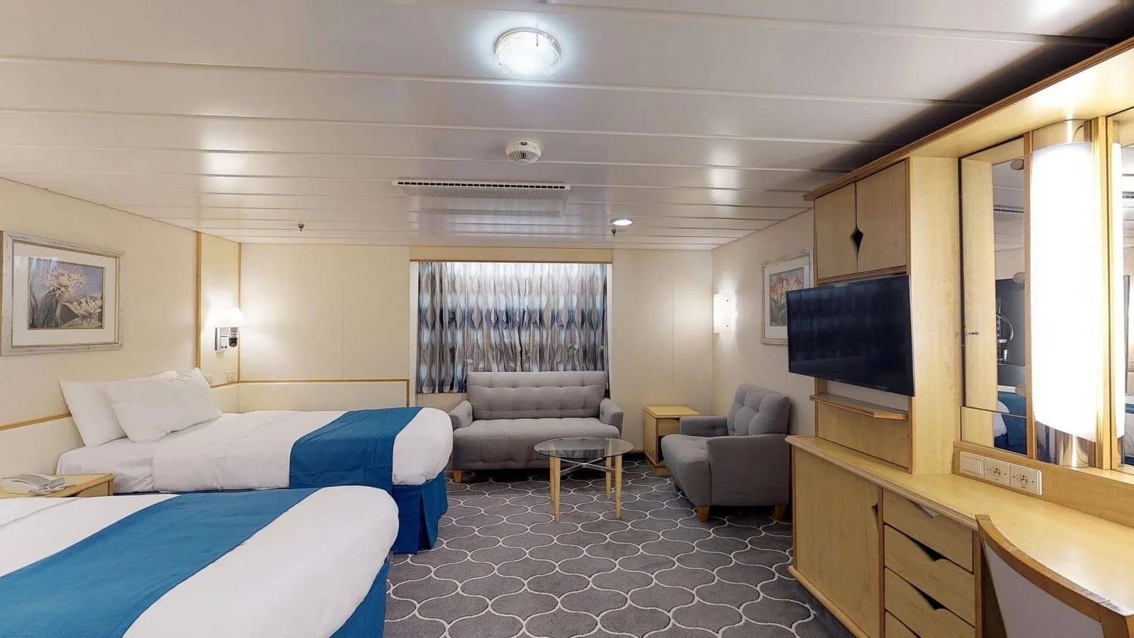 Kabin Oceanview Royal Caribbean 1