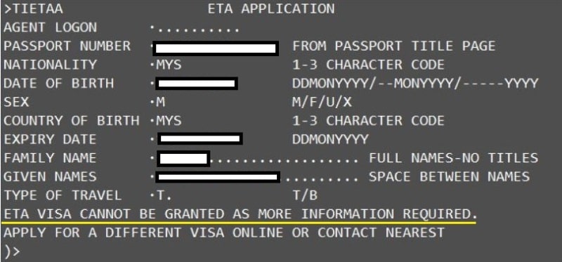 Contoh Surat Rayuan Visa - Kosong Kerja