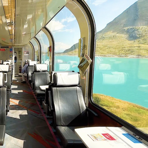 swiss panoramic train