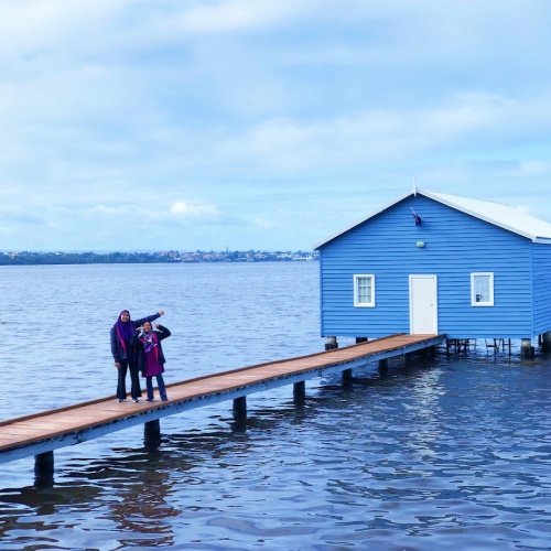 blue boat house, perth