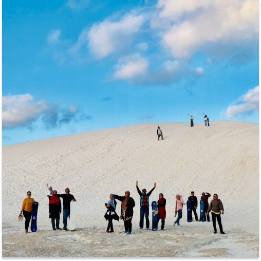 lancelin sand dunes, perth