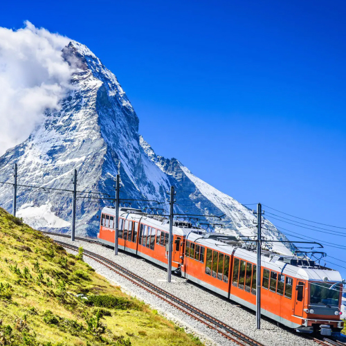 tasch zermatt train trip, switzerland