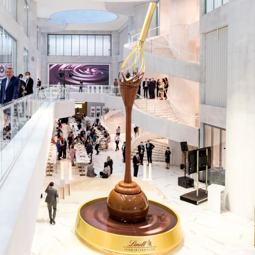 lindt chocolate factory, switzerland