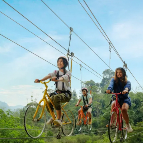 naik basikal di bandung