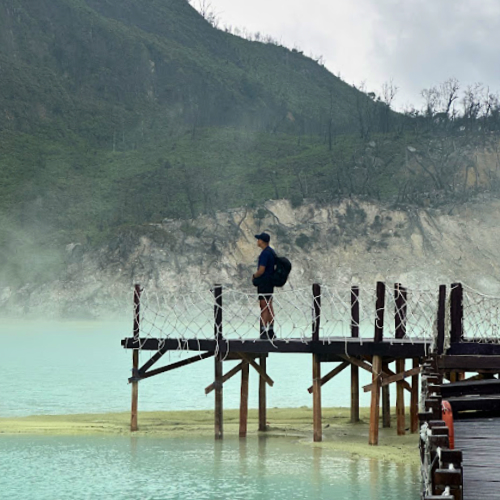kawah berapi, bandung