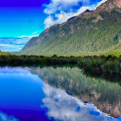 Lake Mirror, New Zealand
