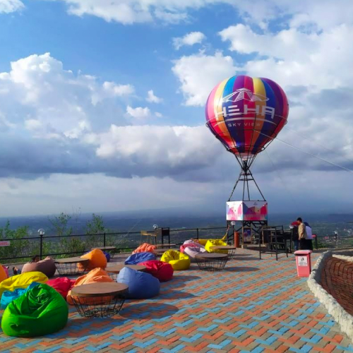 heha sky view di jogjakarta, indonesia