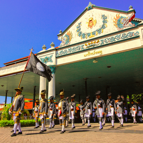 keraton jogjakarta di jogjakarta, indonesia