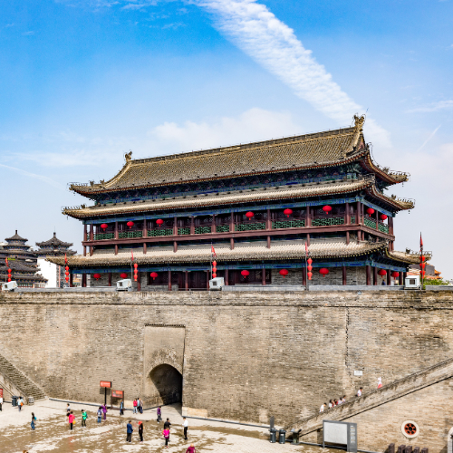 xian city wall, xian