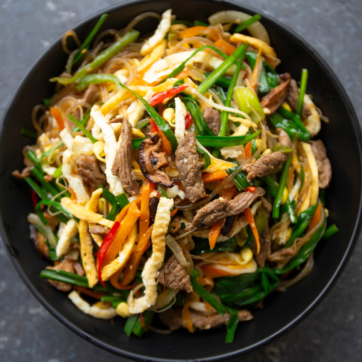 Japchae makanan korea