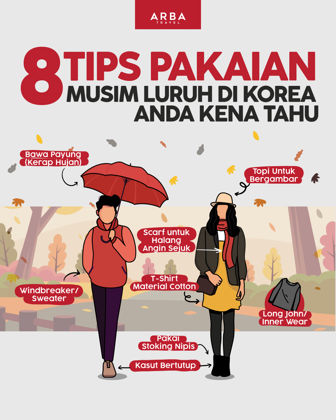 pakaian musim luruh di korea