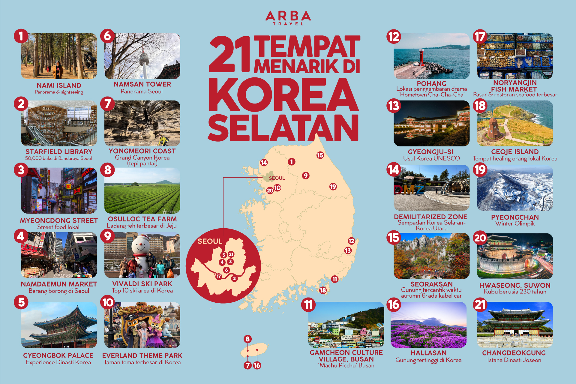 tempat menarik di korea