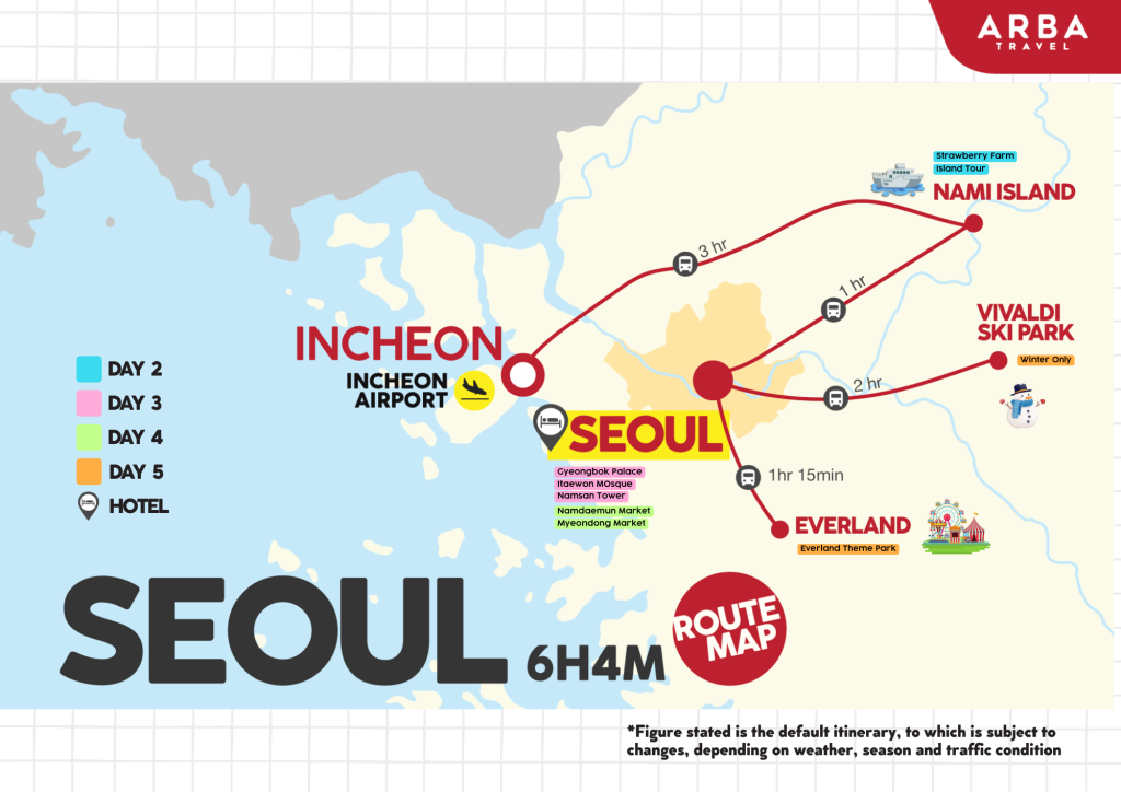 map seoul korea