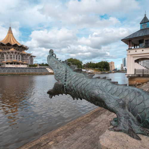 kuching waterfront