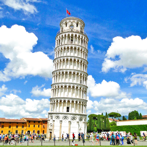 melawat bangunan ikonik italy