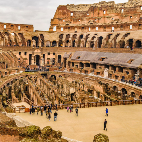 belajar sejarah gladiator italy