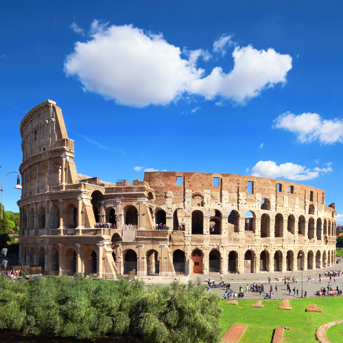 melancong ke italy colosseum