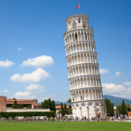 melancong ke italy menara pisa