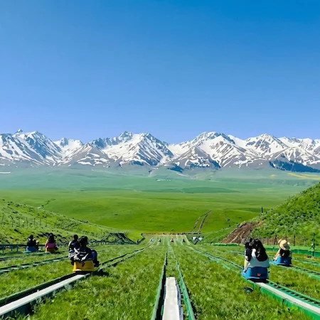 trip xinjiang grassland coaster nalati