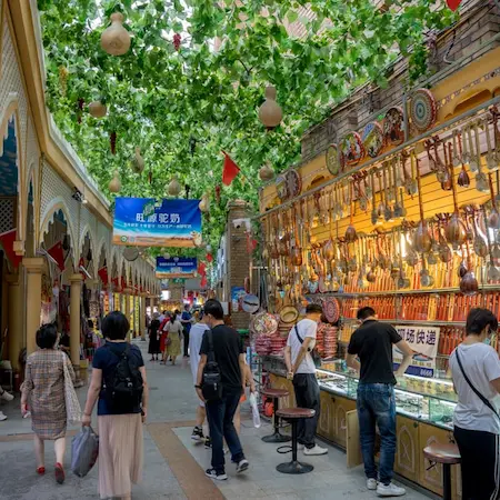 trip xinjiang shopping international grand bazaar